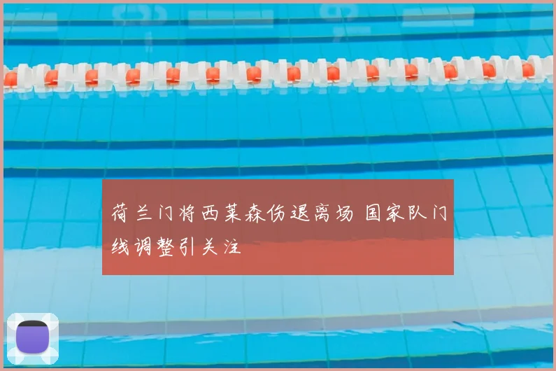 荷兰门将西莱森伤退离场 国家队门线调整引关注