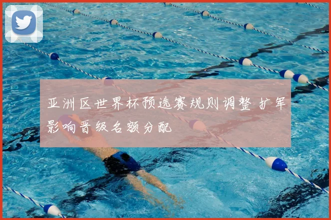 亚洲区世界杯预选赛规则调整 扩军影响晋级名额分配